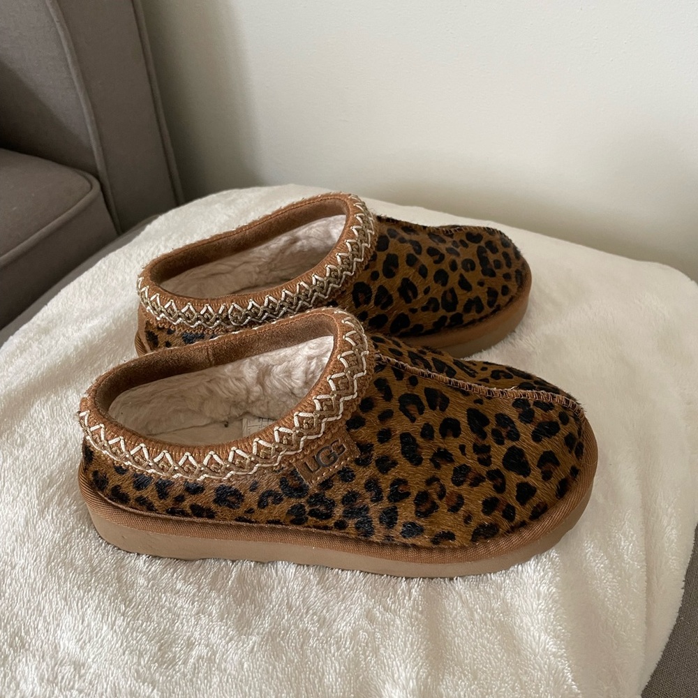 UGG leopard Tasman Slippers